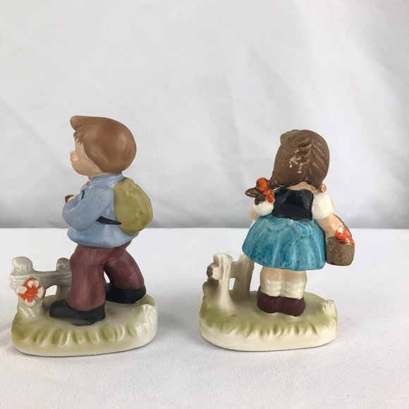 Lot Vintage Ceramic Boy Girl Figurines by CM Inc. Chadwick Japan 50s 60s MCM - Picture 4 of 9